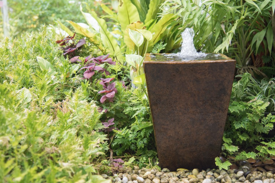 add elegant tranquility to your property with a water feature